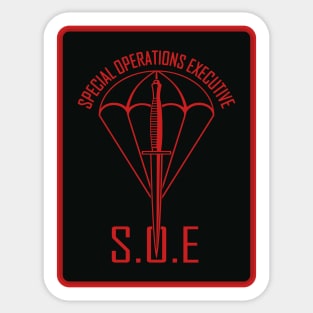 S.O.E. Special Operations Executive Sticker